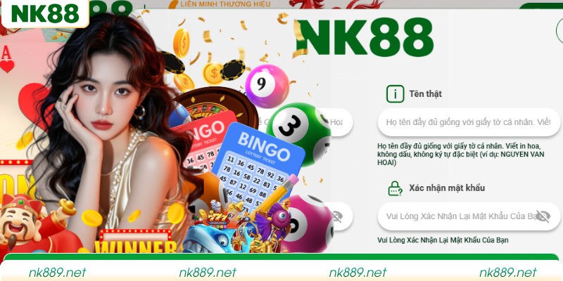 Điền đầy đủ thông tin cần thiết theo biểu mẫu của NK88