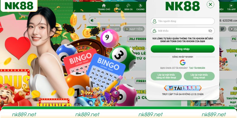 Thao tác đăng nhập NK88 chuẩn xác từ A-Z